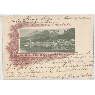 Republica Argentina - Puerto de Ushuaia 1900